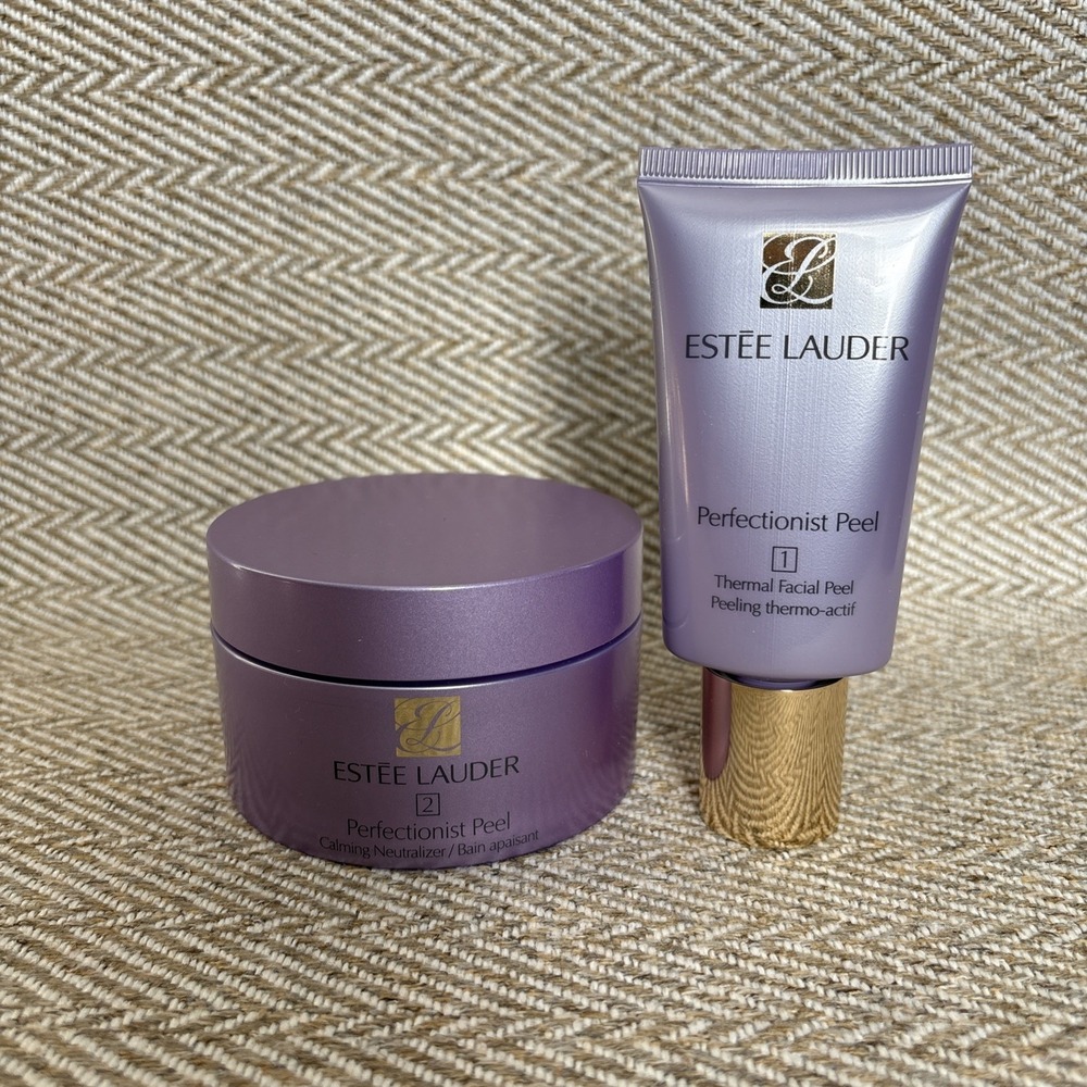 Estée Lauder Perfectionist Peel Steps 1 & 2 Thermal Calming Neutralizer Pads